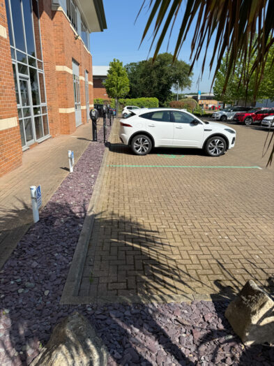Alexandra House car park beside the commercial building
