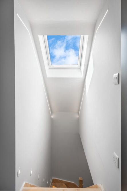 Roof window above the landing at 6 Peters Avenue